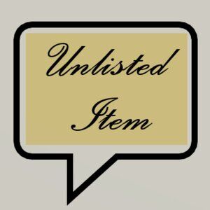 unlisted item